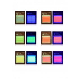 LASHES BY LILI -Neicha Premium Silk Fluoreszkáló Mini Boxok